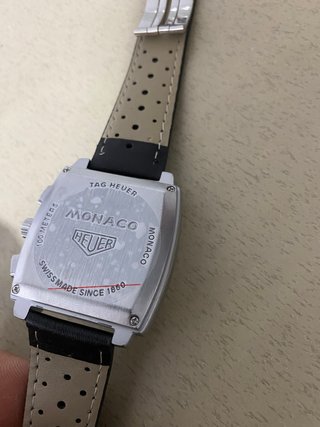 Reloj TAG Heuer Monaco Cronógrafo Plata