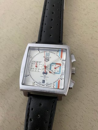 Reloj TAG Heuer Monaco Cronógrafo Plata