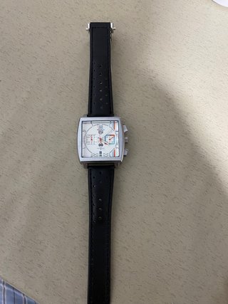 Reloj TAG Heuer Monaco Cronógrafo Plata