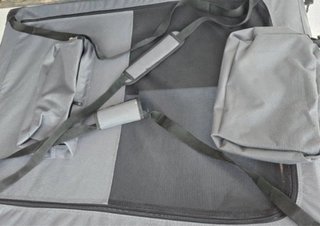 Transportín Perro XXL Negro y Gris