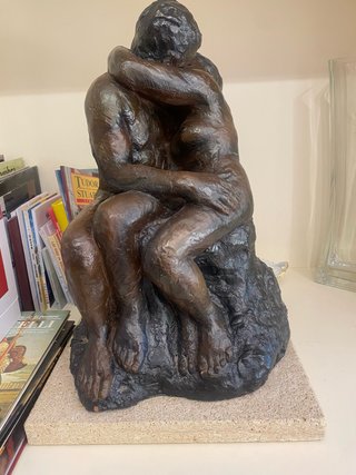 Figura Bronce El Beso