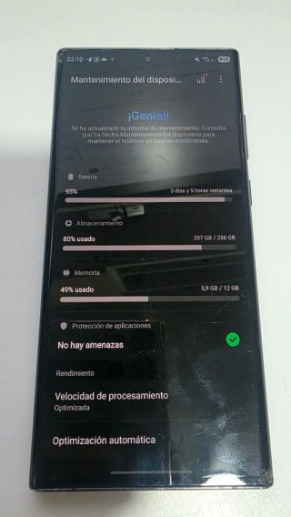 Samsung S22 Ultra Negro