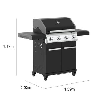 Barbacoa de gas Naterial Kenton II + rotizador