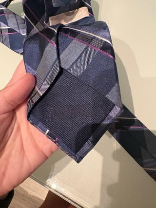 Corbata Michael Kors Azul y Morado