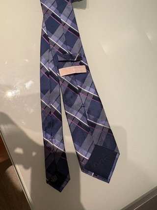 Corbata Michael Kors Azul y Morado