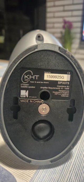 KEF KHT2005 Huevo Altavoces Set