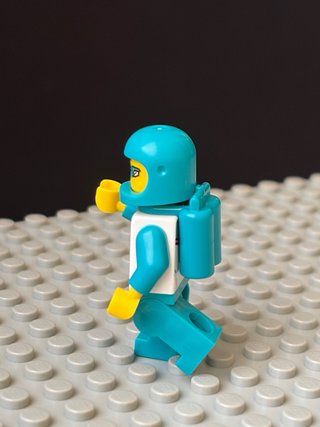 Figura de Lego astronauta space classic