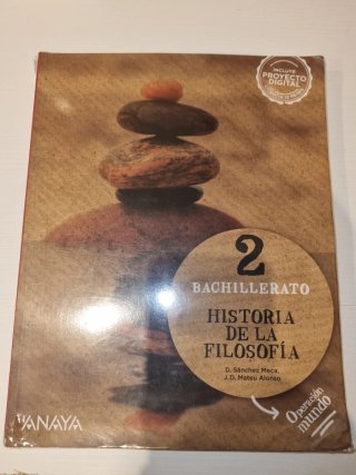 Historia de la filosofía 2 Bachillerato : Opera...