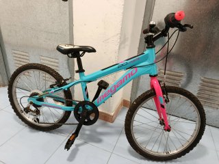 Bicicleta Infantil Megamo 20 Azul/Rosa