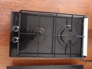 Placa de Gas Cristal Negro