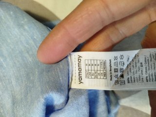 Camicia cotone lino uomo