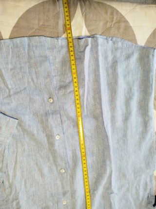 Camicia cotone lino uomo