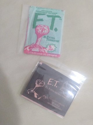 E.T. El Extraterrestre Colección Cromos Reyauca y