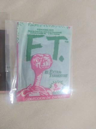 E.T. El Extraterrestre Colección Cromos Reyauca y