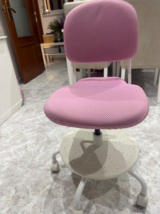 Silla infantil escritorio rosa