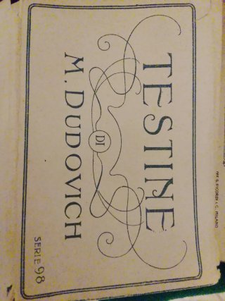 Cartoline Testine M. Dudovich Serie 98