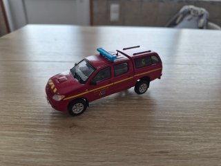 Miniatura Carro Bombeiros Vermelho