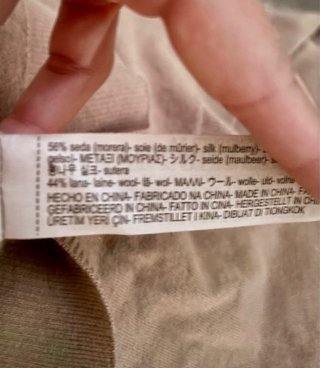 Jersey Massimo Dutti Lana y Seda Talla S