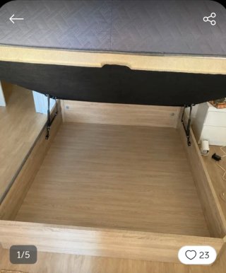 Base de cama con almacenaje