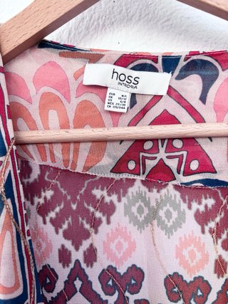 Kimono Intropia estampado rosa Talla M/L