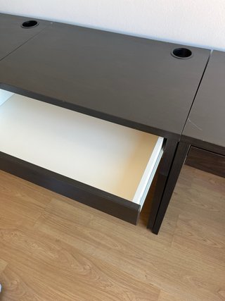 Mesa Escritorio Negra Micke IKEA