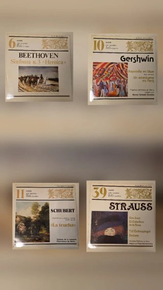 12 Vinilos Tesoros Música Clásica Sarpe