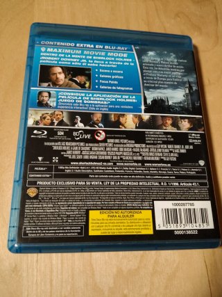 Sherlock Holmes Juego de Sombras Blu-ray