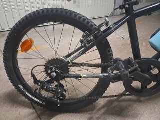 Bicicleta Rockrider ST 500 20 Negra