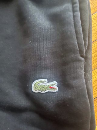 Tuta footkorner nera con coccodrillo