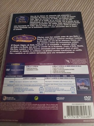 Colección DVD La Bella y la Bestia 2 Películas
