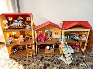Casa Sylvanian con ampliación y accesorios