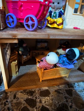 Casa Sylvanian con ampliación y accesorios