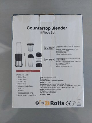 Mini Misturador Ganiza Smoothie 900W