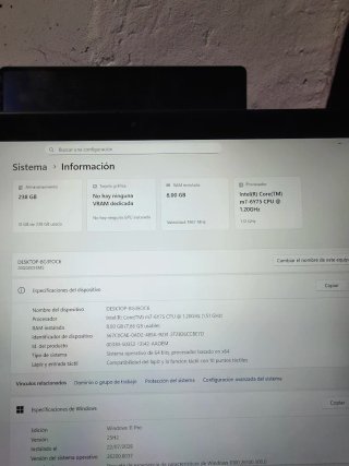 Lenovo X1 Tablet Core 7 8GB/256GB SSD pantalla 2K
