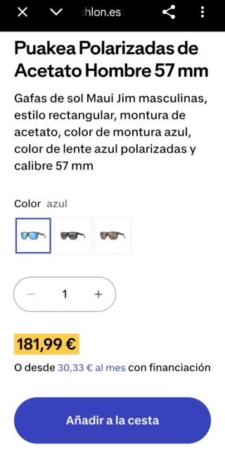 Occhiali da sole Maui Jim azzurri e verdi