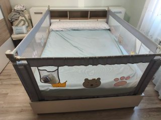 Cabecero puente + cajón cama 135x190