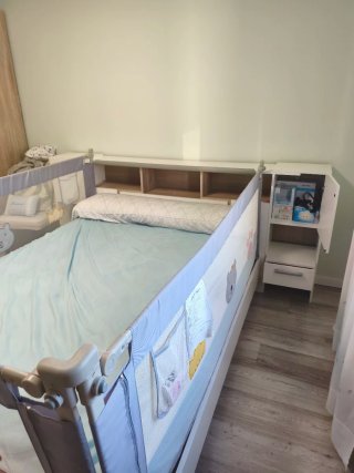 Cabecero puente + cajón cama 135x190