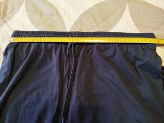 Pantaloncini leggeri con allaccio uomo blu