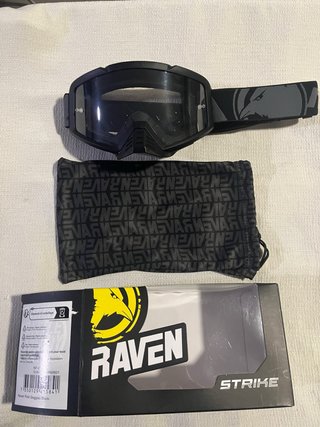 Gafas Cross/Enduro Raven Strike Negro/Gris