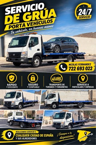 Grua porta coches
