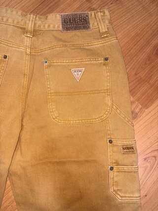 Pantalones cortos vaqueros Guess marrones