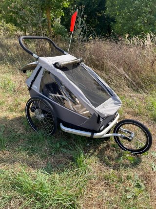 Carro Croozer Kid Keeke 2 Gris con extras