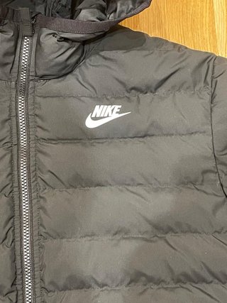 Chaqueta Puffer Nike Infantil Negra XL