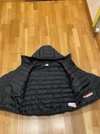 Chaqueta Puffer Nike Infantil Negra XL