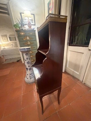 Mueble Telefonero Madera y Metal