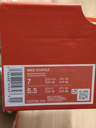 T38 Nike Cortez  Verde