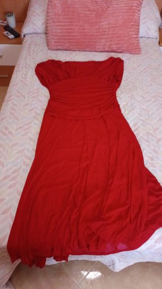 Vestido de fiesta rojo