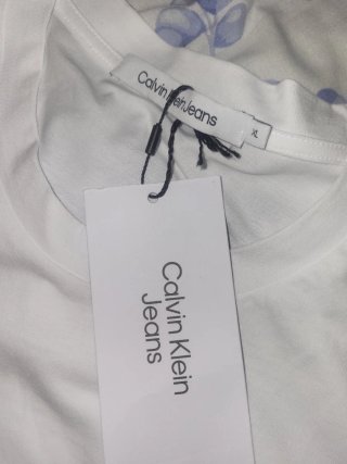 Camiseta Calvin Klein CK Jeans Blanca Talla xl/l
