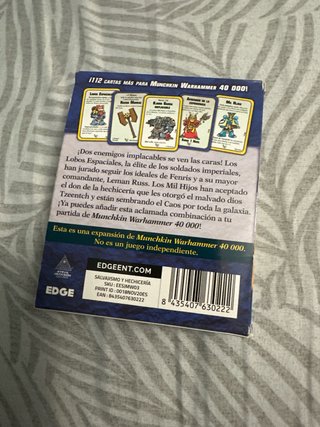 Munchkin Warhammer 40,000 Salvajismo y Hechicería