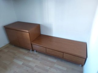 Conjunto mueble Comedor/TV Madera